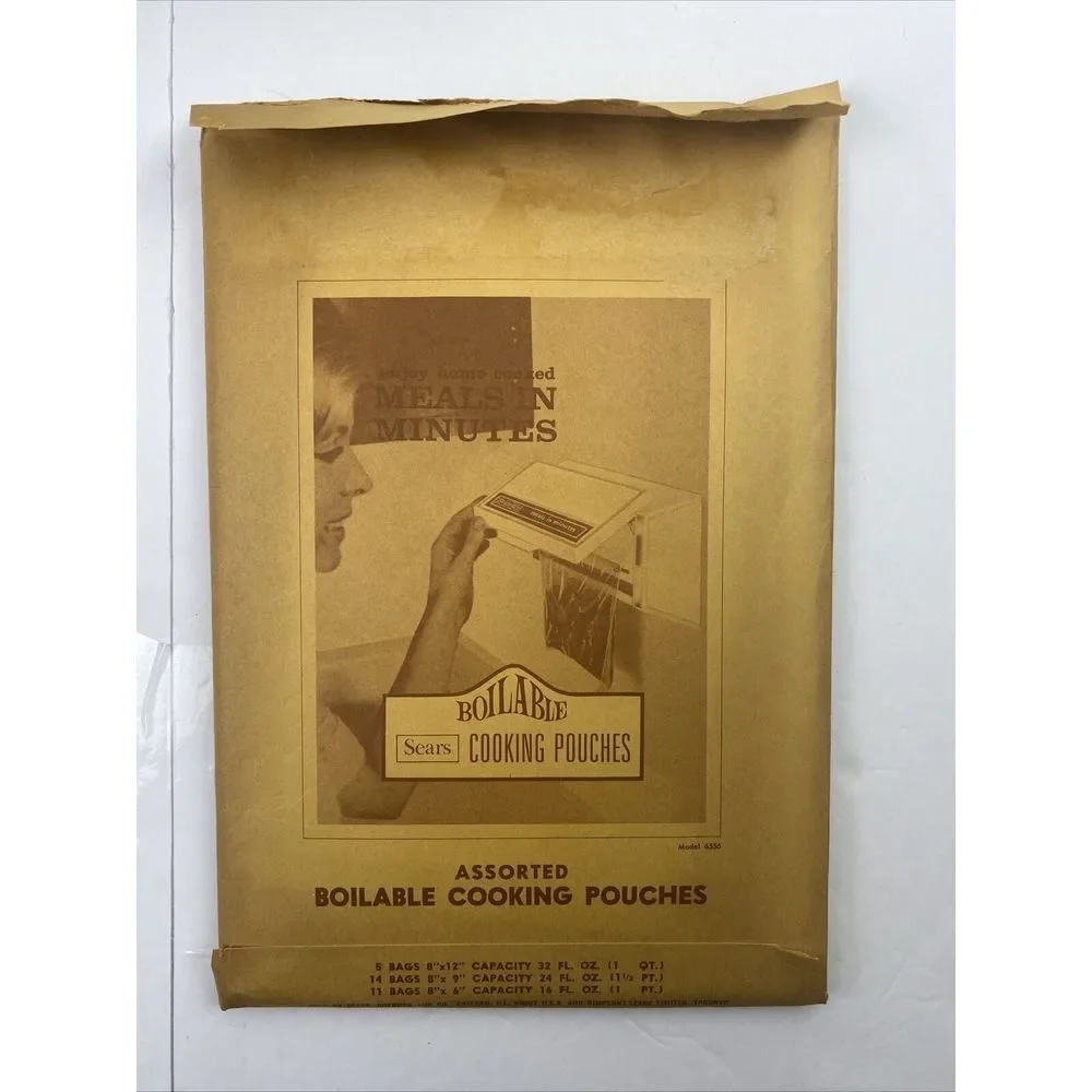 Vintage 1960's Sears‎ Meals in Minutes Food Packaging Appliance Complete In Box